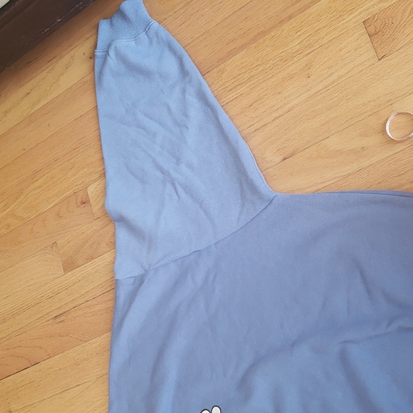 Pacsun Oversized Flower Power Periwinkle Crewneck - Picture 7 of 7
